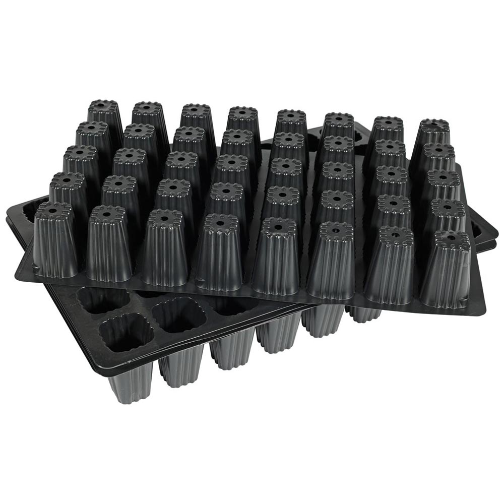 Wilko Black Seed Tray 40 Inserts 5 Pack Image 3