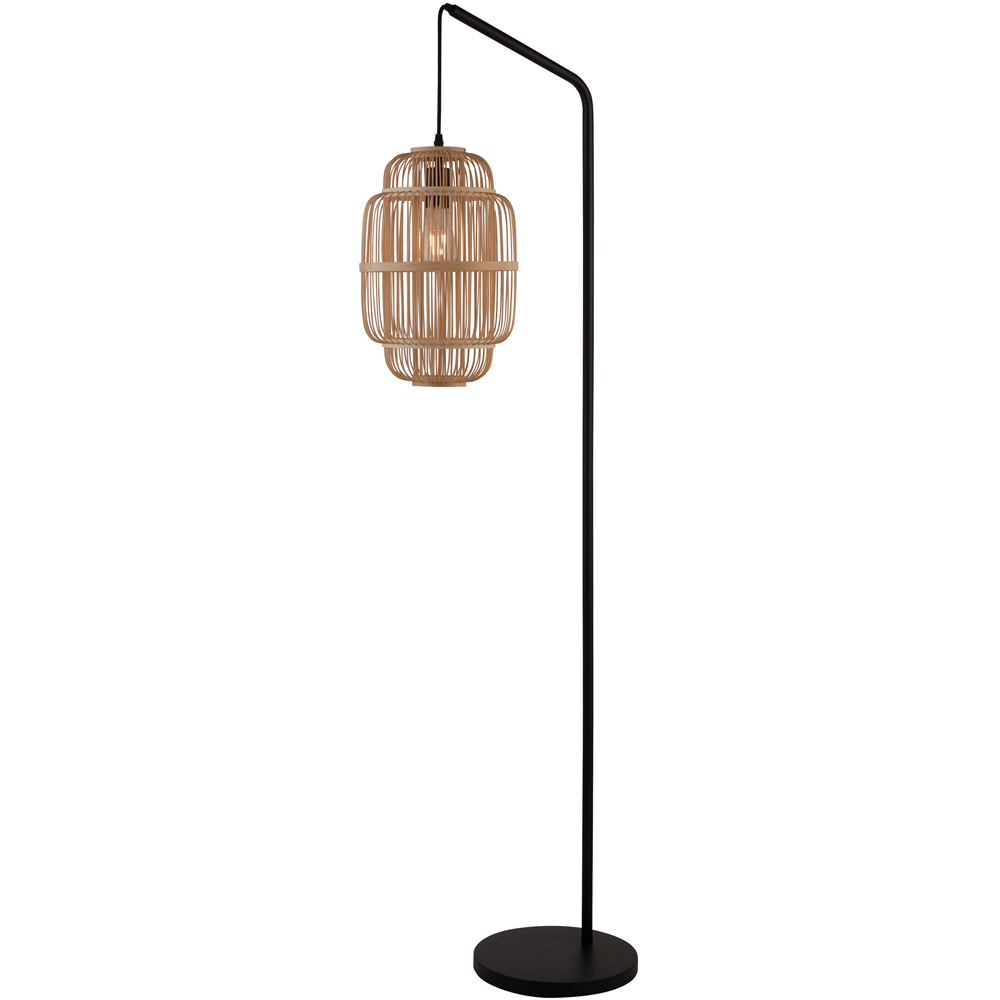 Lighting Collection Kaia Grey Drum Ceiling Shade Image 1