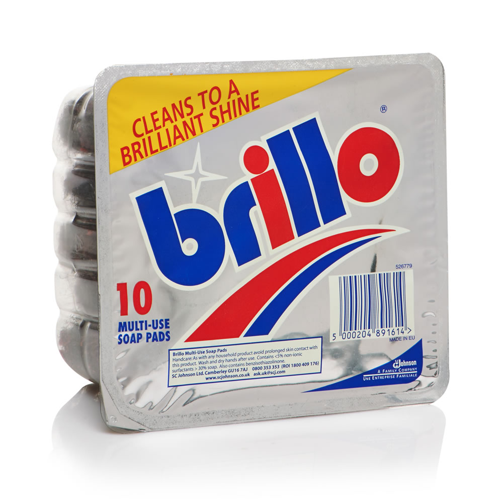 Brillo Mr Muscle Multi Use Soap Pads 10 pack Image