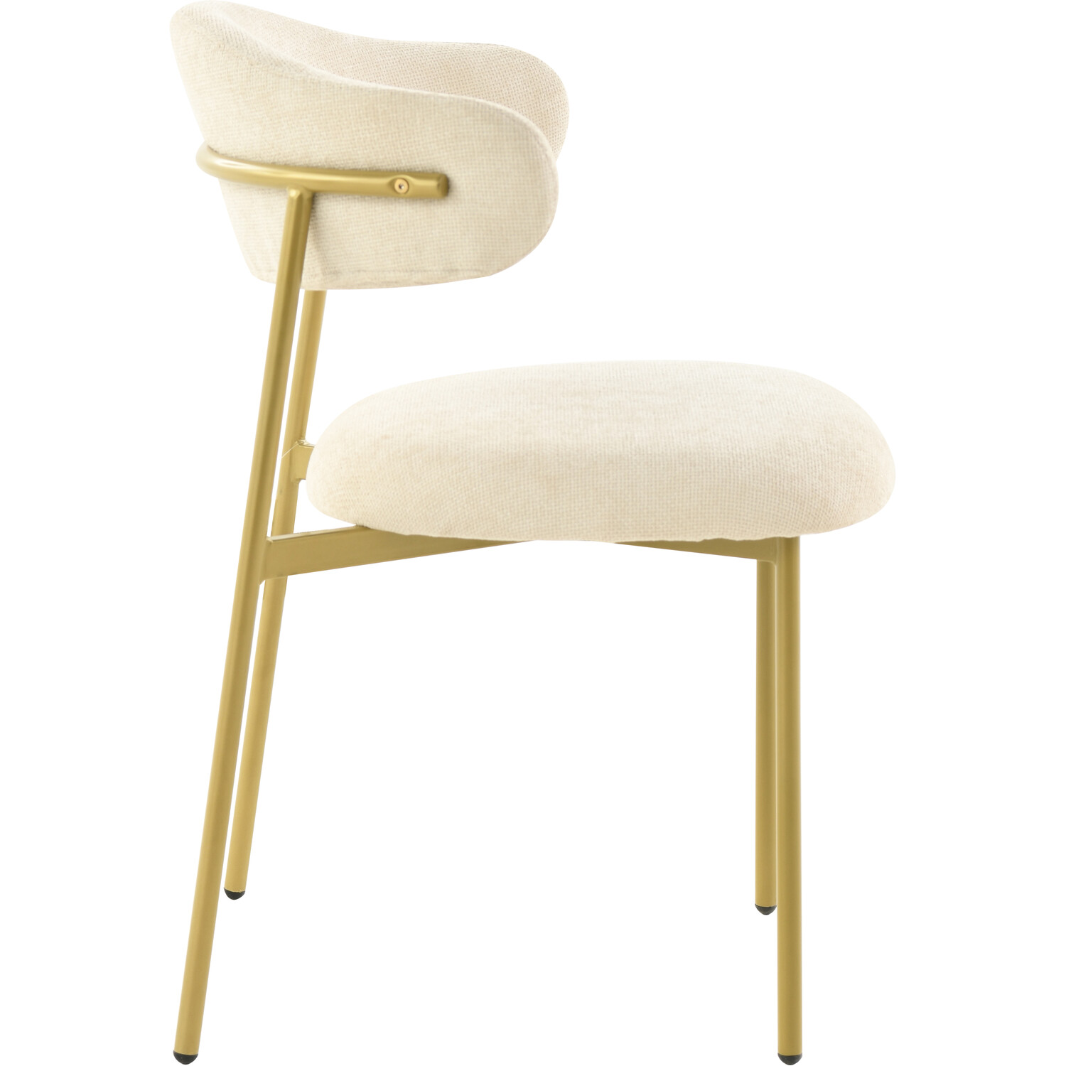 Palma Set of 2 Cream Dining Chairs Image 4