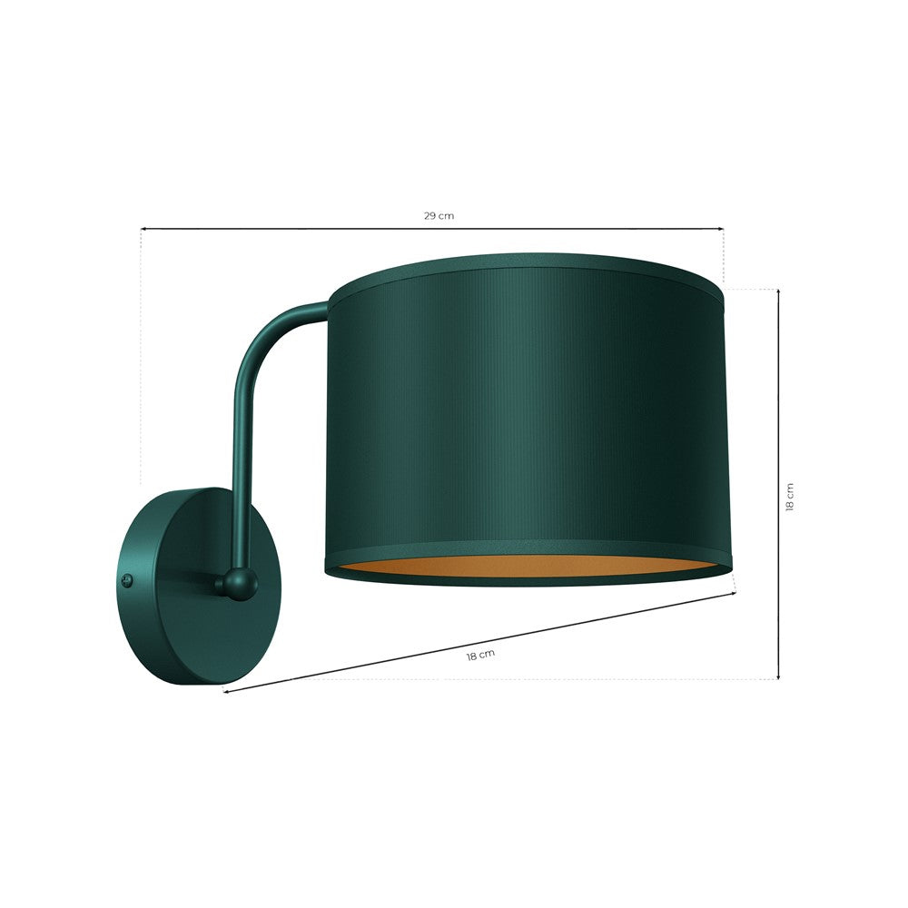Milagro Verde Green Wall Lamp 230V Image 5