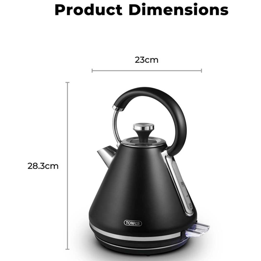 Tower Mirage EEJB342 Black 2 Slice Digital Toaster and 1.7L Variable Kettle Set Image 8