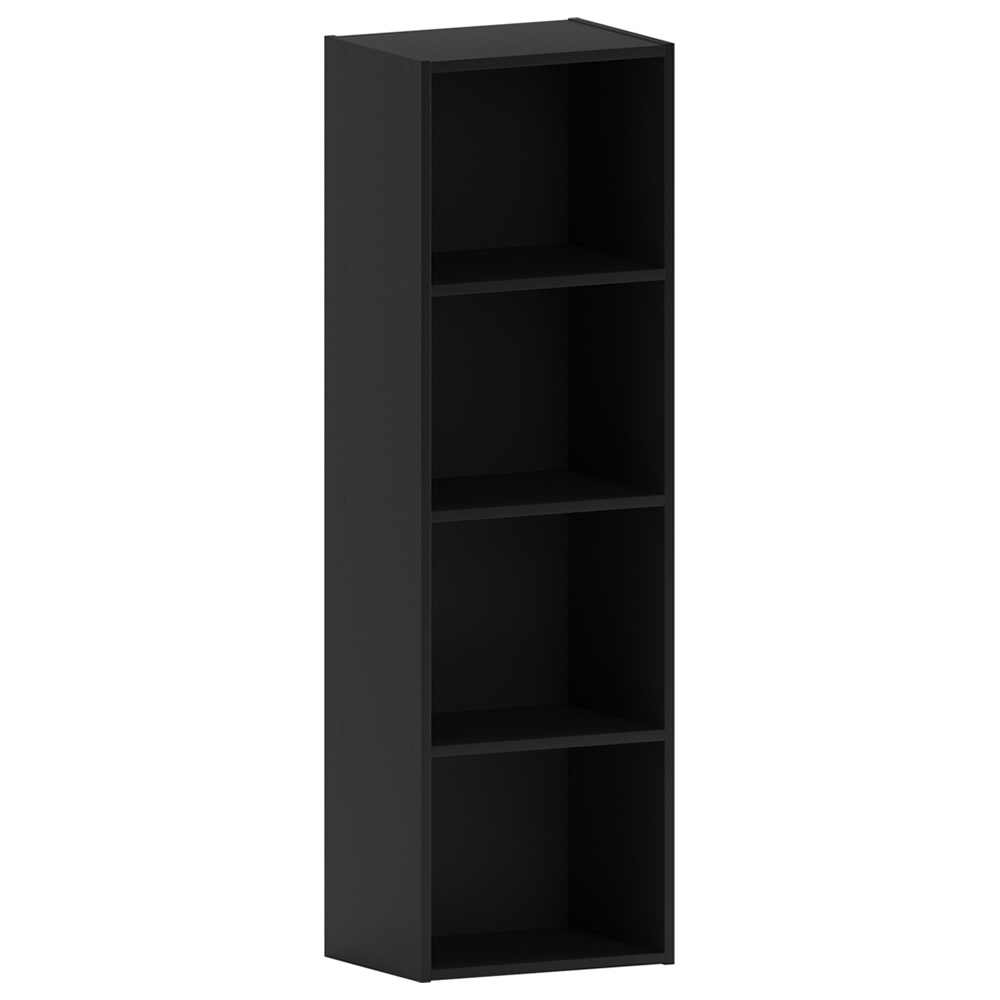 Vida Designs Oxford 4 Shelf Black Bookcase Image 2