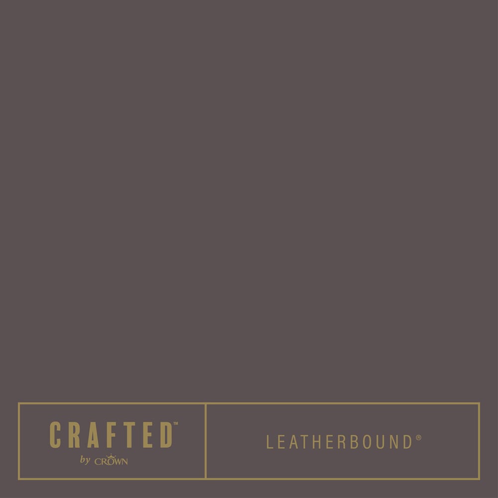 Crown Crafted Walls & Wood Leatherbound Luxurious Flat Matt Paint 2.5L Image 5