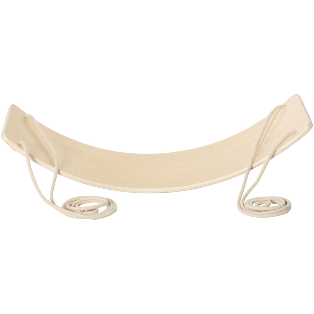 HOMCOM Multipurpose Wood Wobble Board Image 1