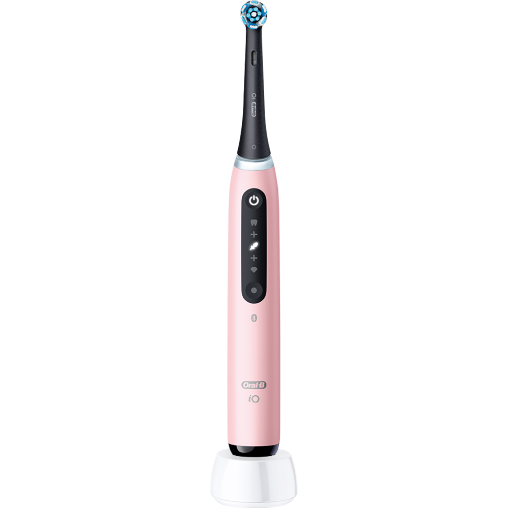 Oral-B iO5 Series Blush Pink Smart Pressure Sensor Rechargeable Electric Toothbrush Image 3