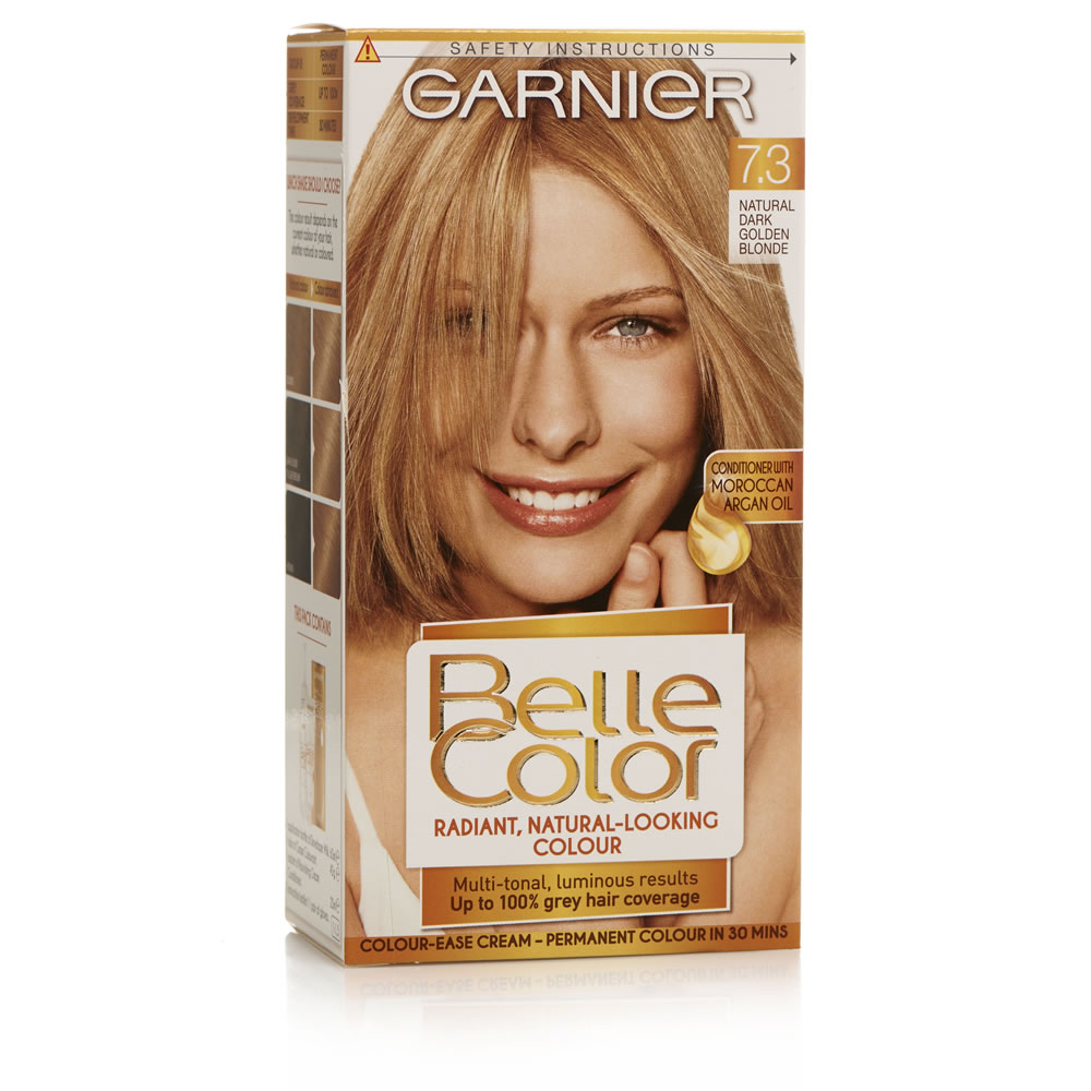 Garnier Belle Color 7.3 Natural Dark Golden Blonde Permanent Hair Dye Image