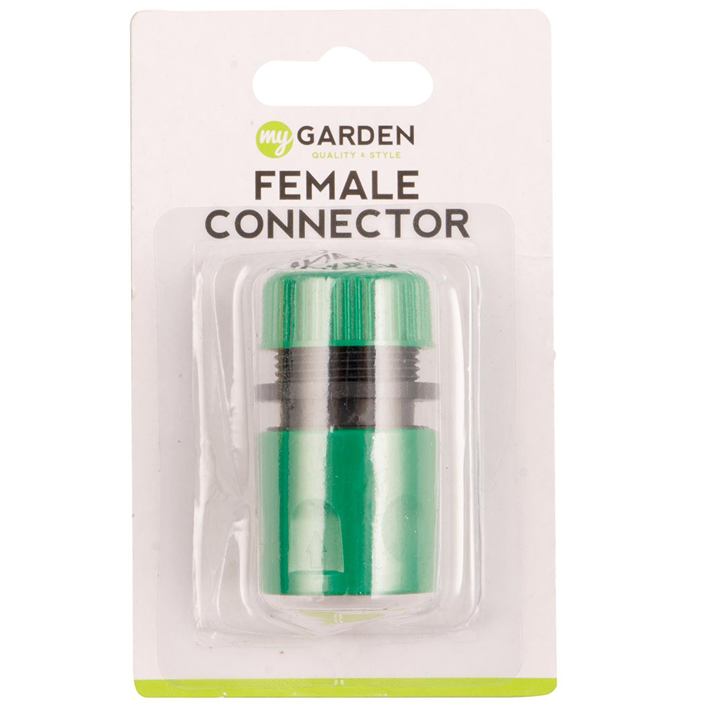 My Garden Green Female Hosepipe Connector Image