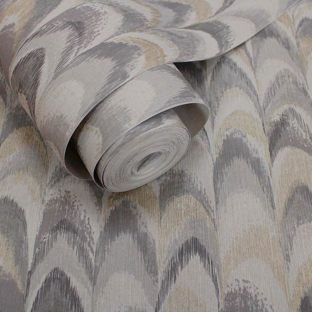 Holden Decor Ruba Grey Wallpaper Image 2
