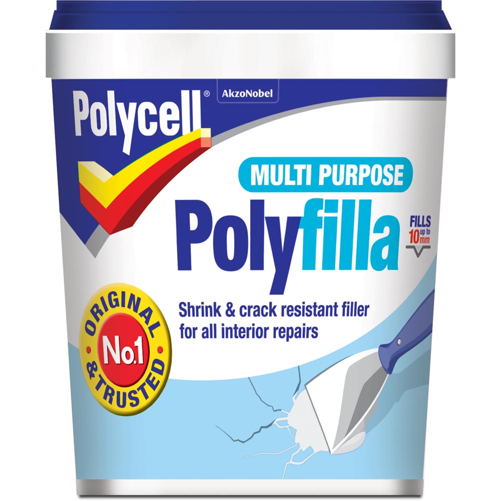 Polycell Multi Purpose Polyfilla 1kg Image 1