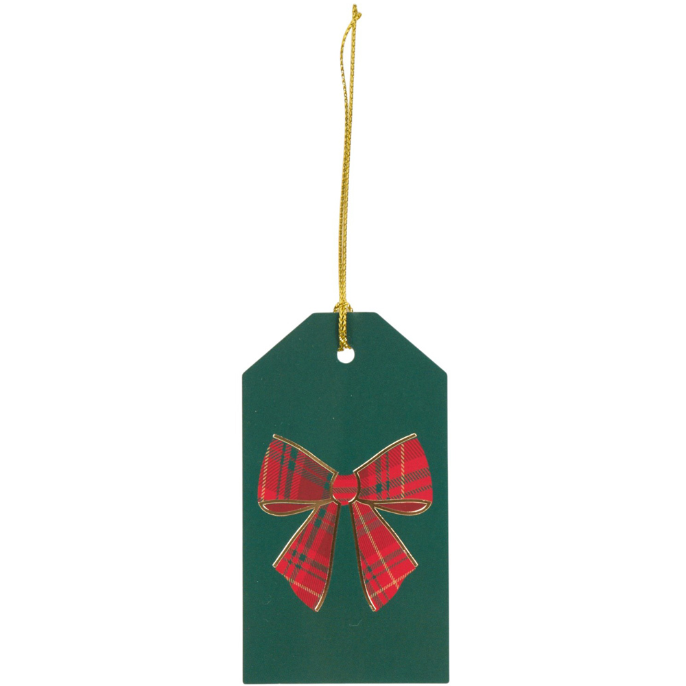 Pack of 12 Tartan Traditional Gift Tags Image 7
