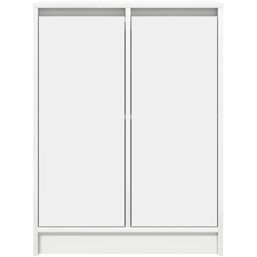 vidaXL 2 Door White Sideboard Image 6