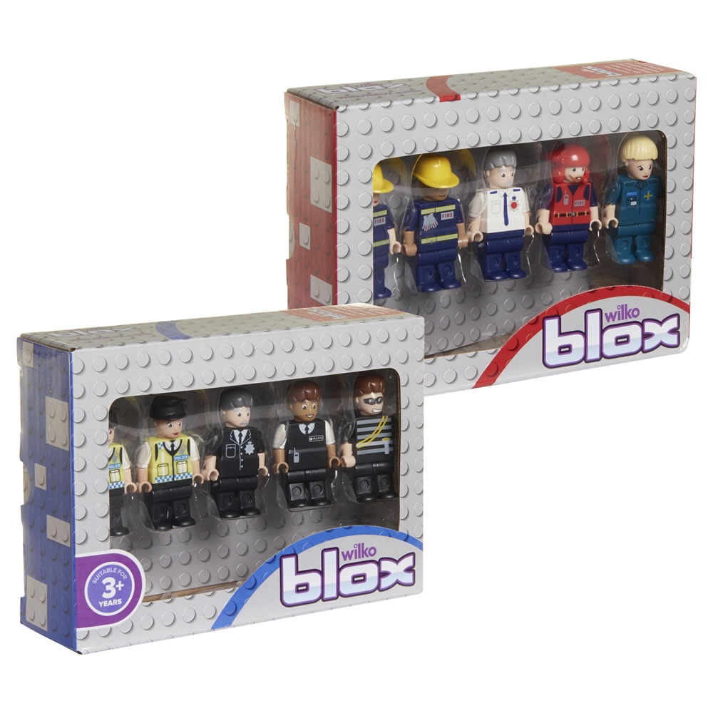 Wilko Blox Figures 5 Pack - Assorted Image 1