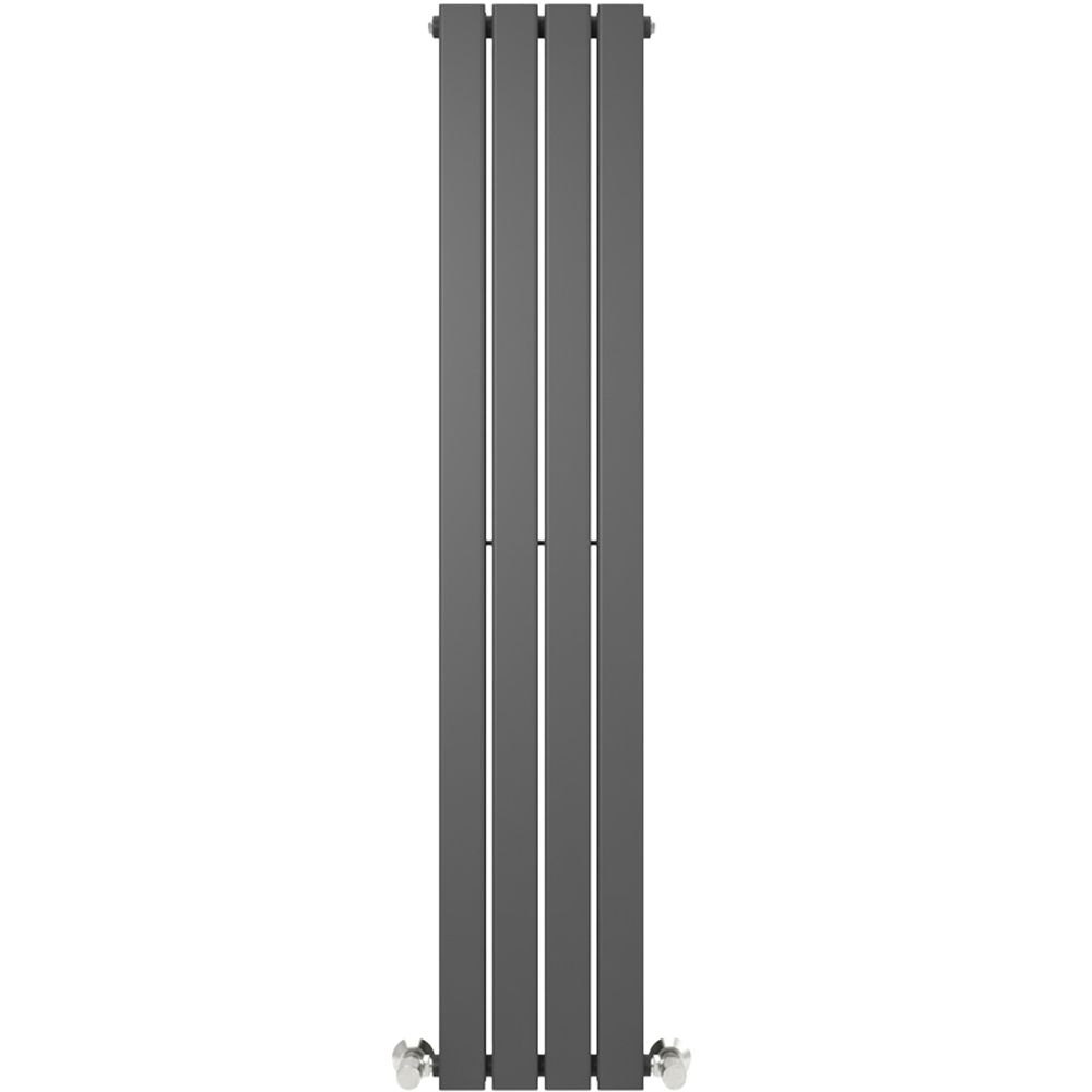 Anthracite 3463 BTU Double Flat Panel Vertical Column Radiator 1600 x 272mm Image 3