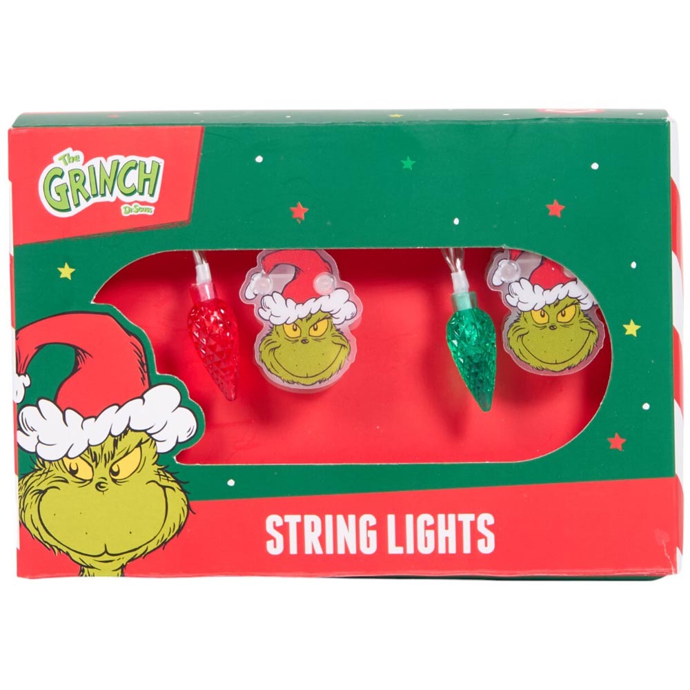 20 LED Grinch String LightsMulticolour Image 5