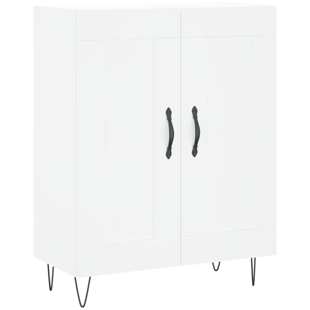 vidaXL 4 Door 6 Shelf White Highboard Image 7