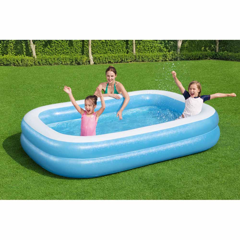 Bestway Blue Rectangular Family Pool 8.6ft Image 2