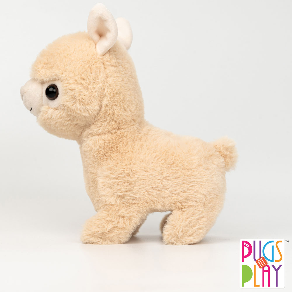 Pugs at Play Sandy Interactive Walking Llama Plush Soft Toy Image 9