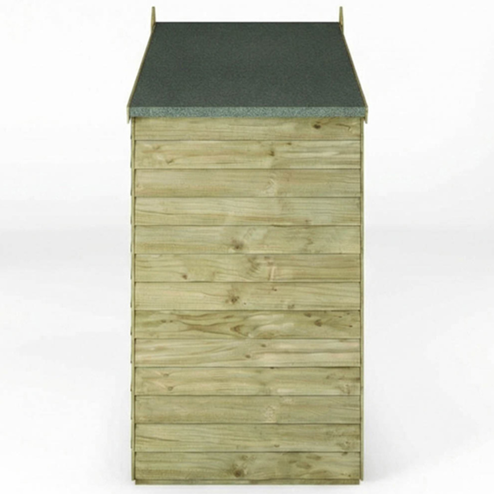 Mercia 3 x 7ft Double Door Overlap Apex Wooden Bike Storage Shed Image 5