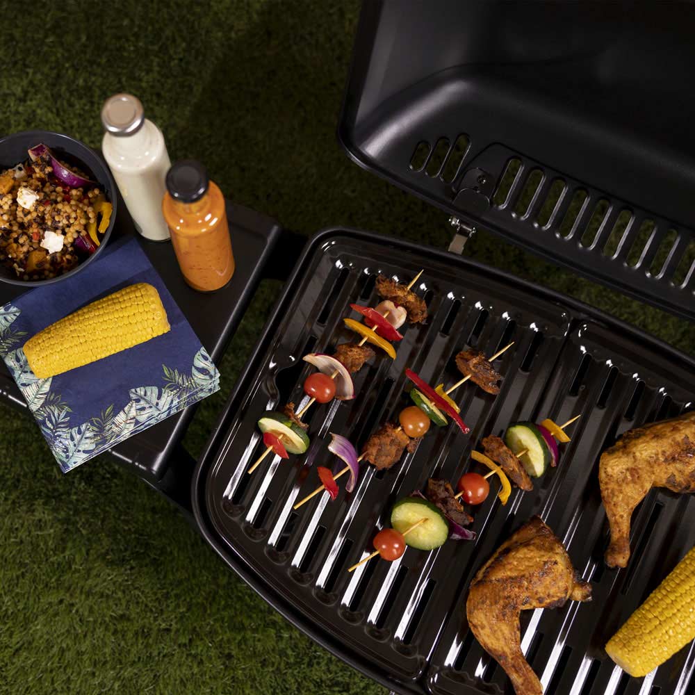 Charles Bentley Portable Gas BBQ Black Image 3