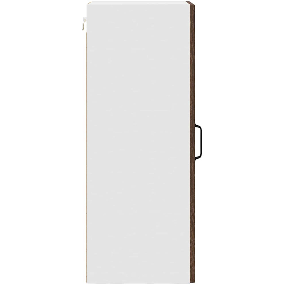 vidaXL Kalmar Single Door Brown Oak Wall Kitchen Cabinet Image 7