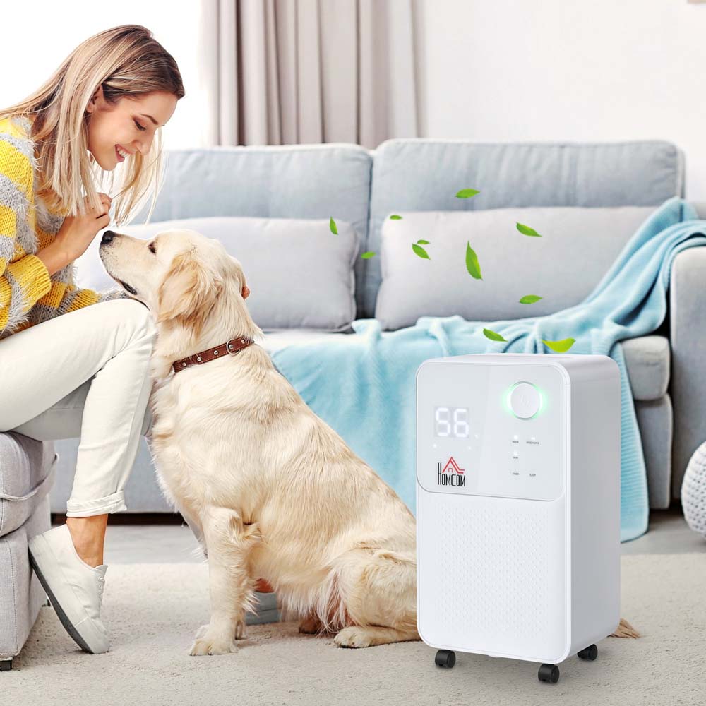 Portland White Portable Dehumidifier 2L Image 2