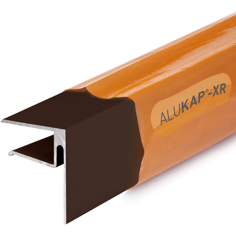 Alukap-XR 16mm Brown End Stop Bar 3m Image 1