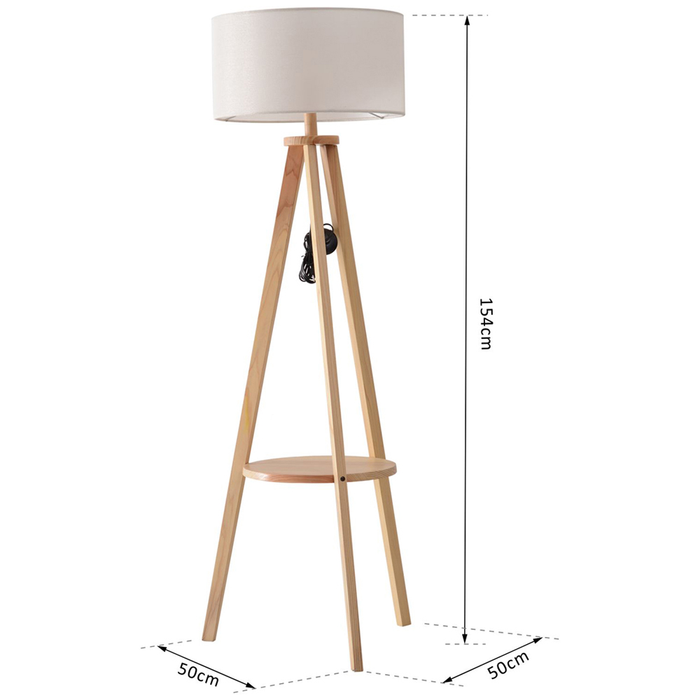 HOMCOM Free Standing Floor Lamp Image 7