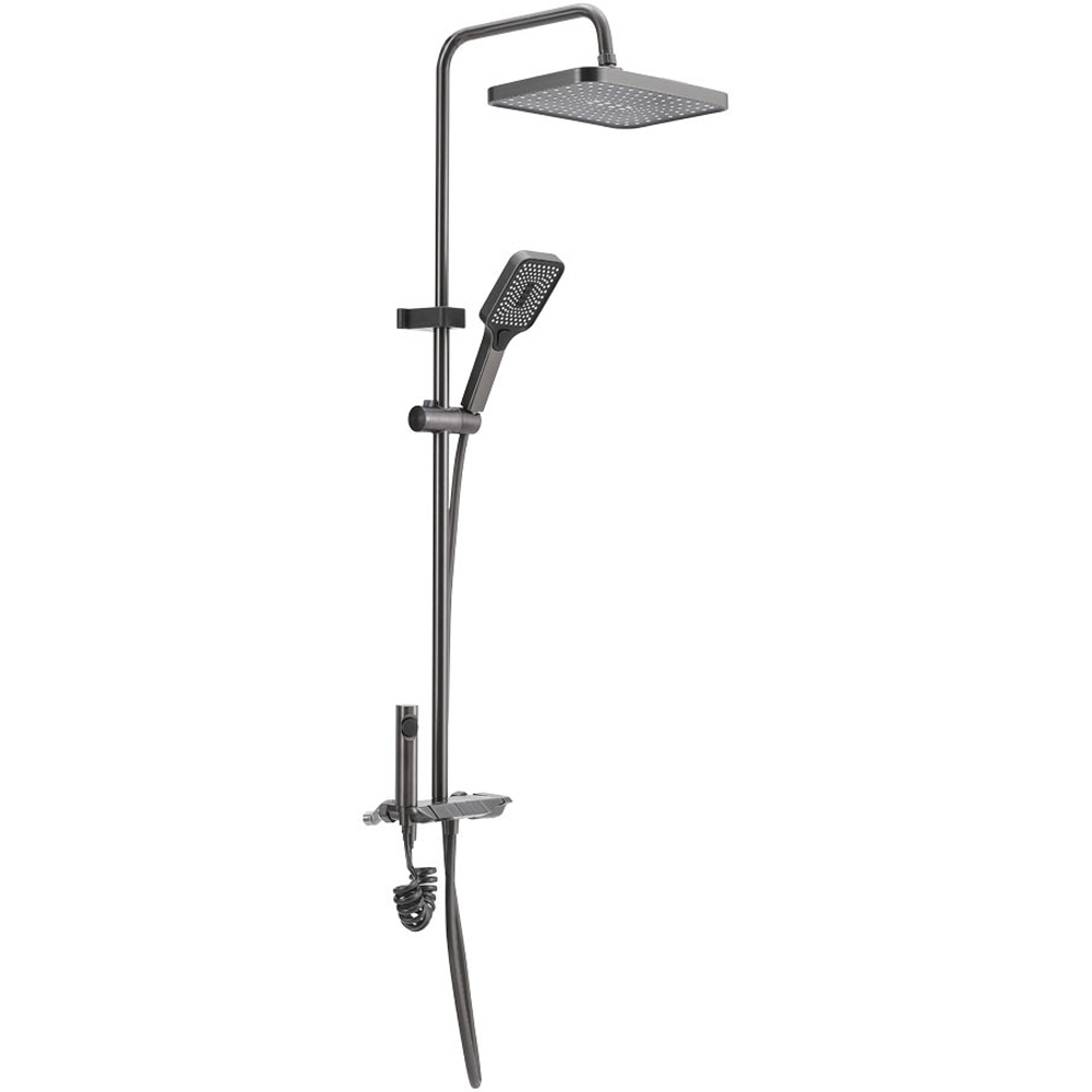 H&O Direct Shower System with Rainfall Shower Head and Spray Gun Image 1
