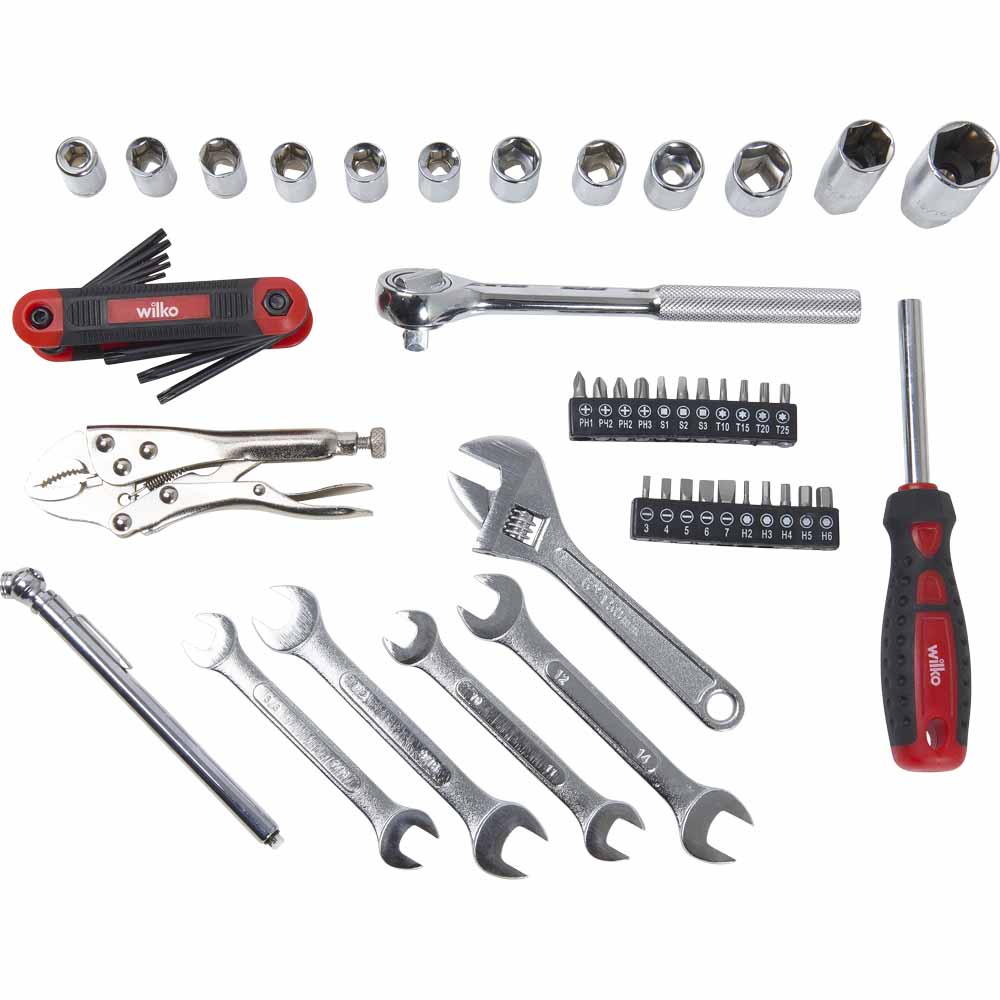 Car and Motorcycle Road Tool 50 Piece Set Image 1