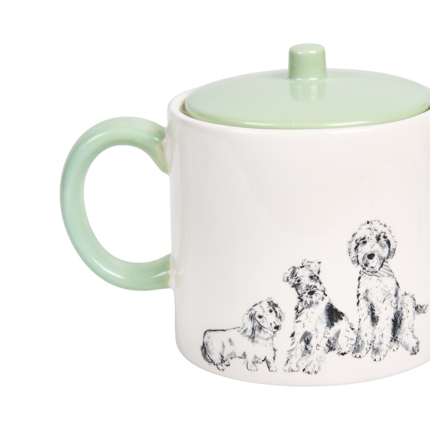 Waggy Tails Teapot White Image 4