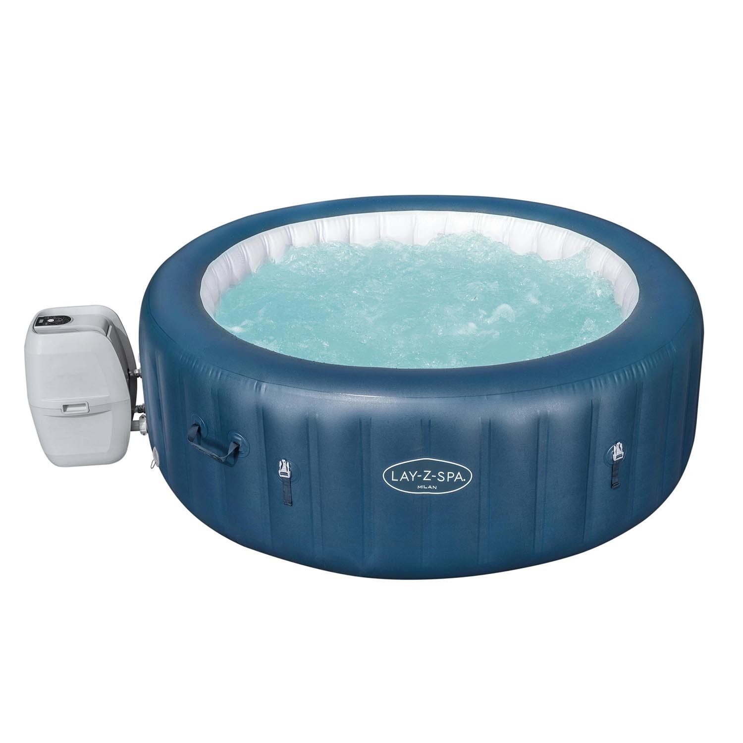 Lay-Z-Spa Milan Blue Airjet Plus Hot Tub Image 10