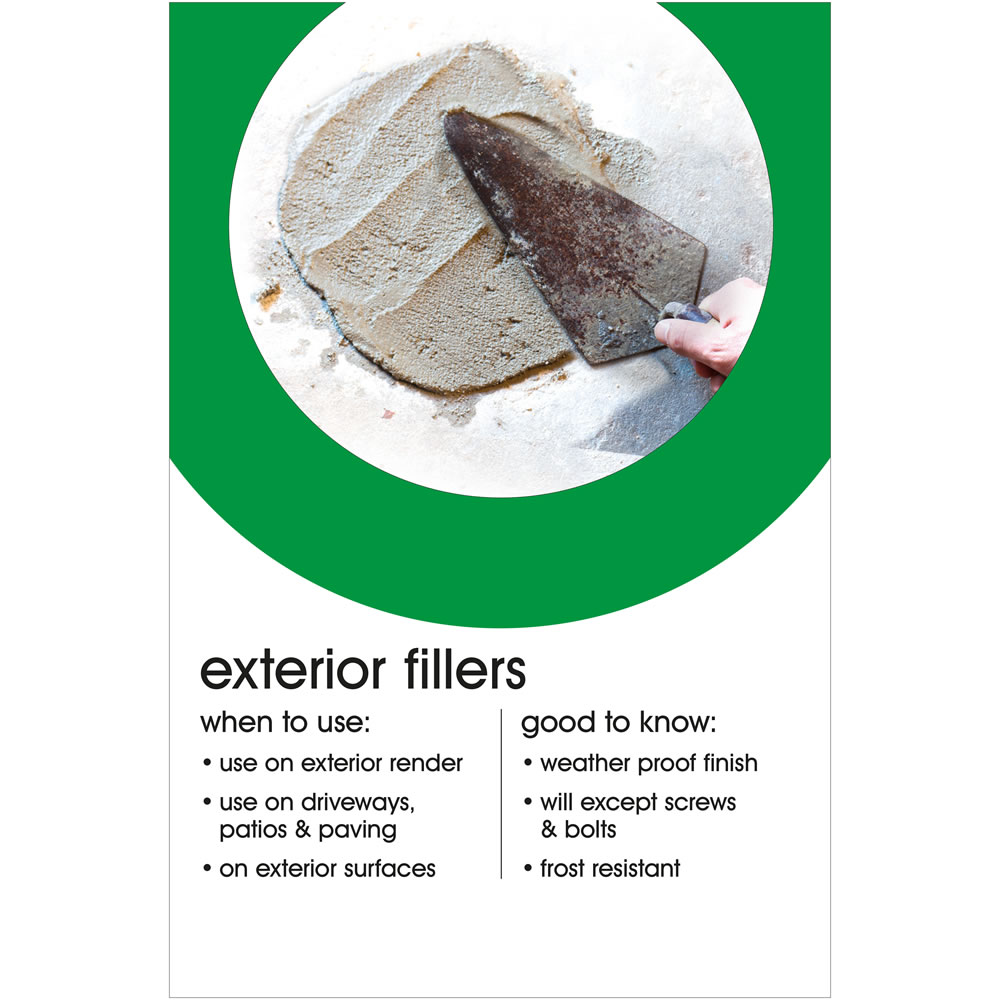 Wilko Ready Mixed Flexible Brown Wood Filler 1kg Image 2