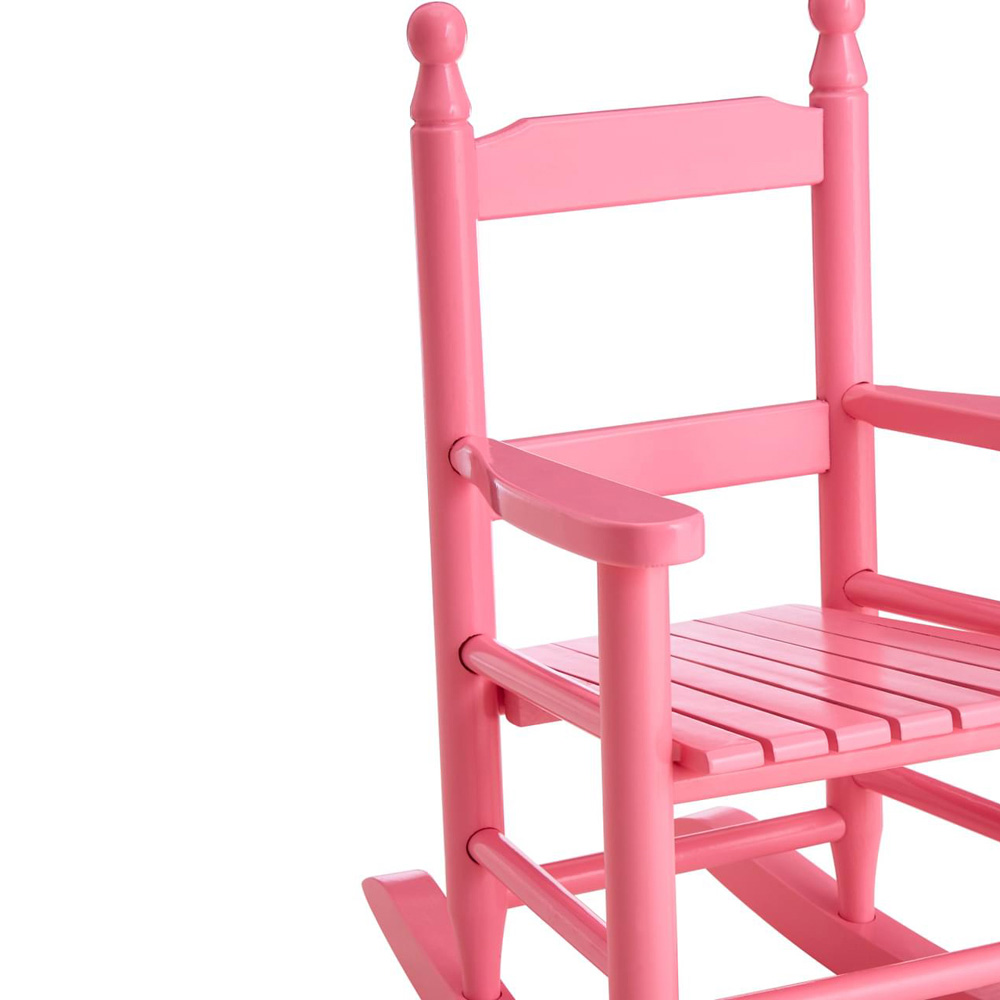 Premier Housewares Kids Pink Rocking Chair Image 6