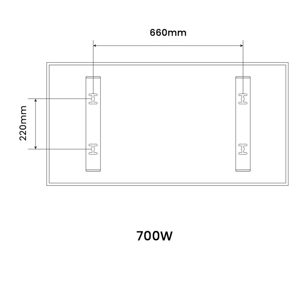 Mirrorstone Nexus Mystical Lagoon Image Wi-Fi Infrared Heating Panel 700W 595 x 1195mm Image 9
