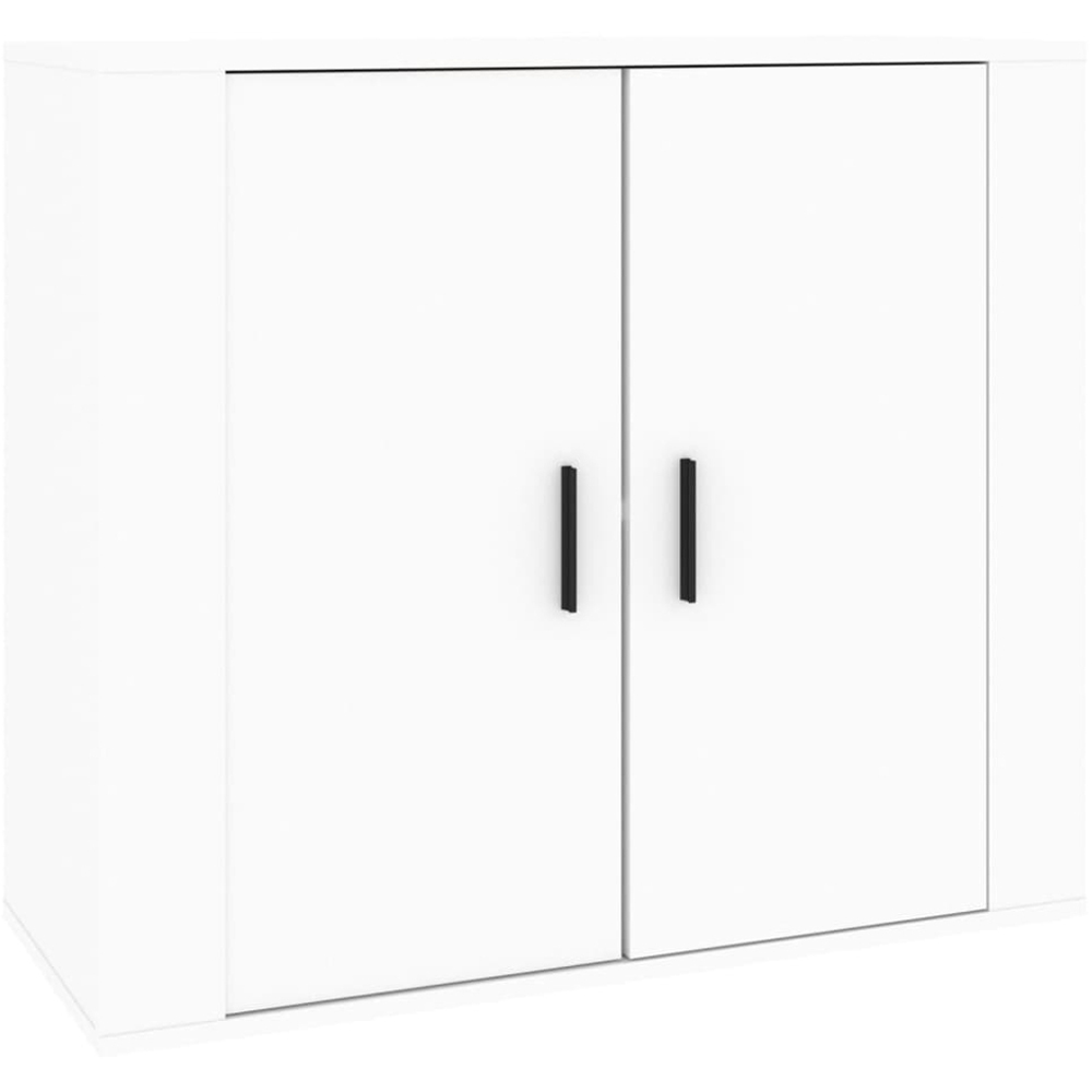 vidaXL 2 Door White Sideboard Image 2