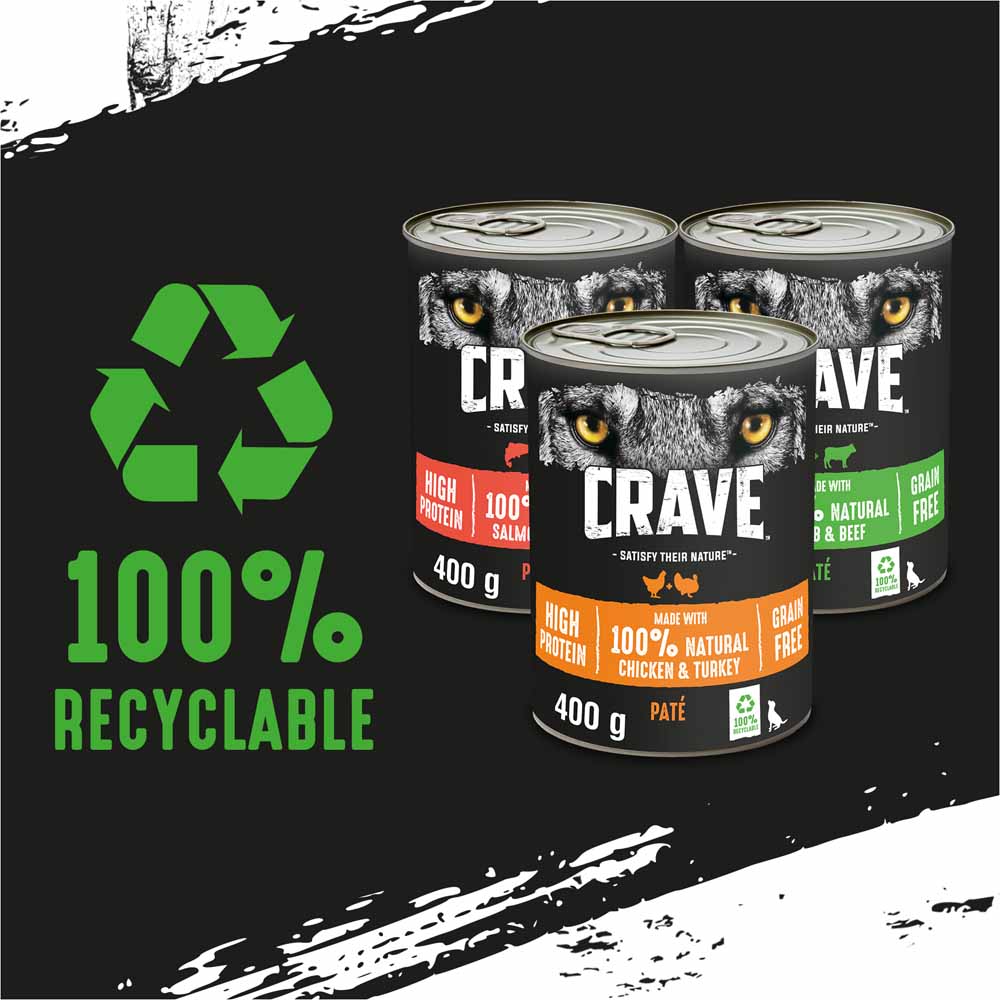 Crave Tin Mixed in Pate Dog Food 6 x 400g Image 9