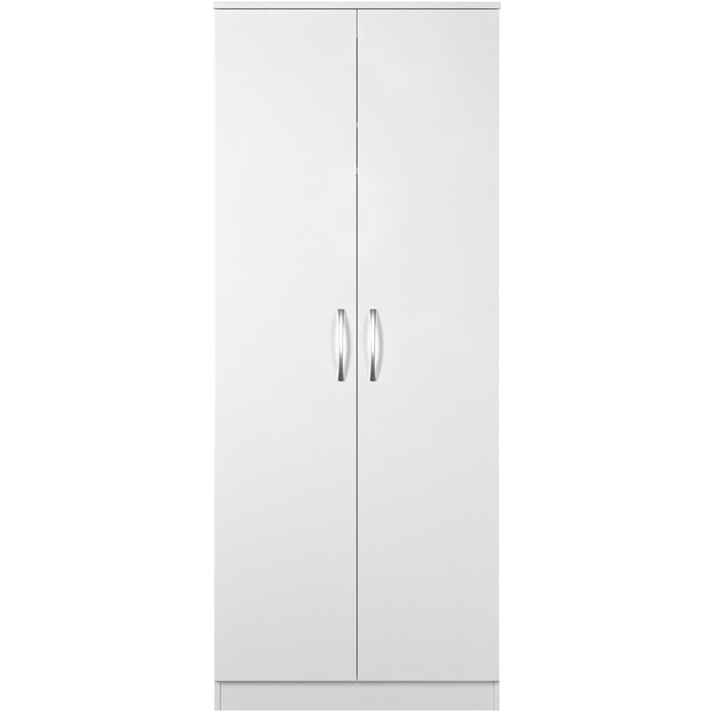 Crowndale Avon 2 Door Matt White Wardrobe Ready Assembled Image 2