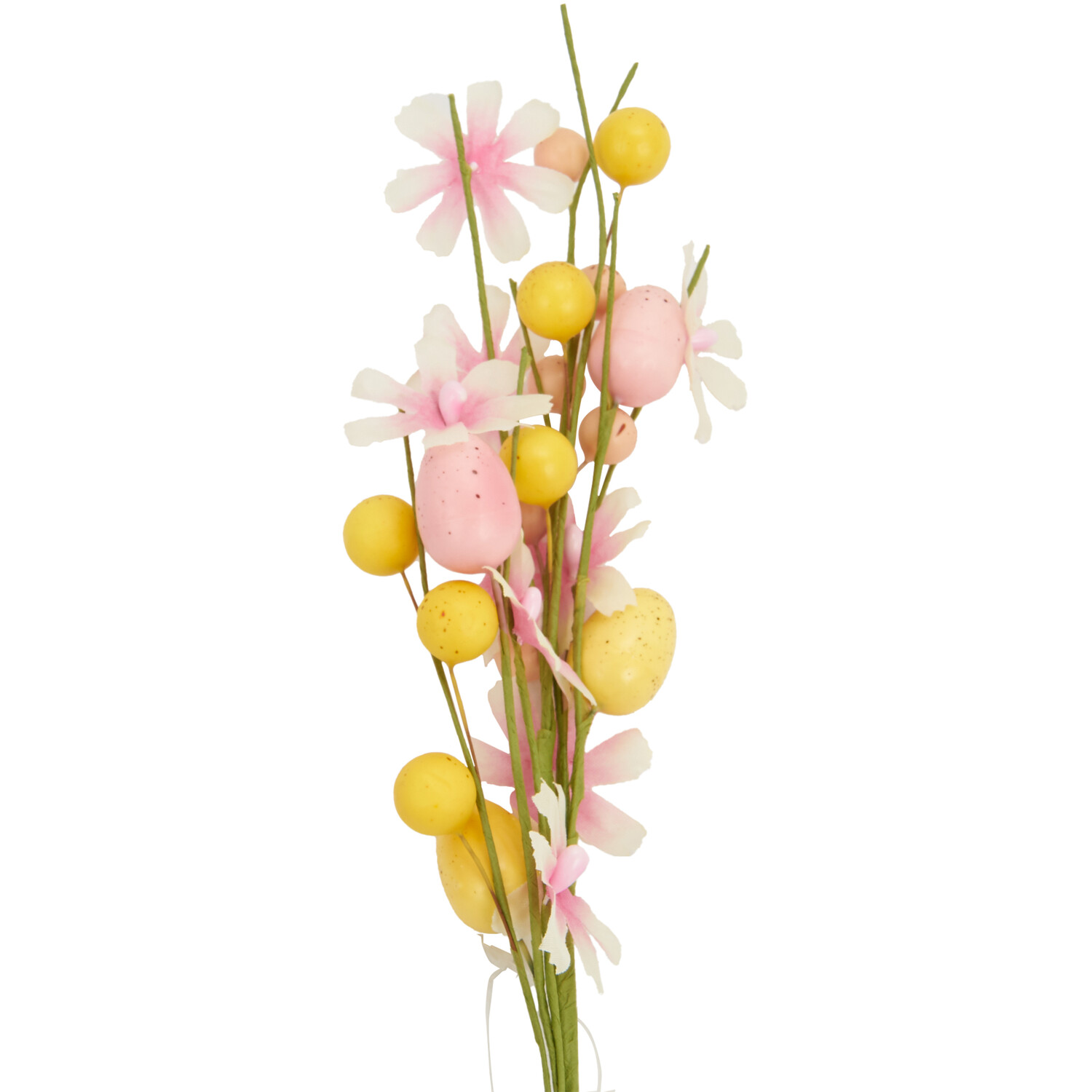 Pink Flower and Yellow Egg Pick Image 4