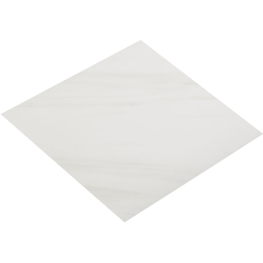 Living and Home Marble Patterned Cream White PVC Self Adhesive Wall Sticker 10 Pack Image 3