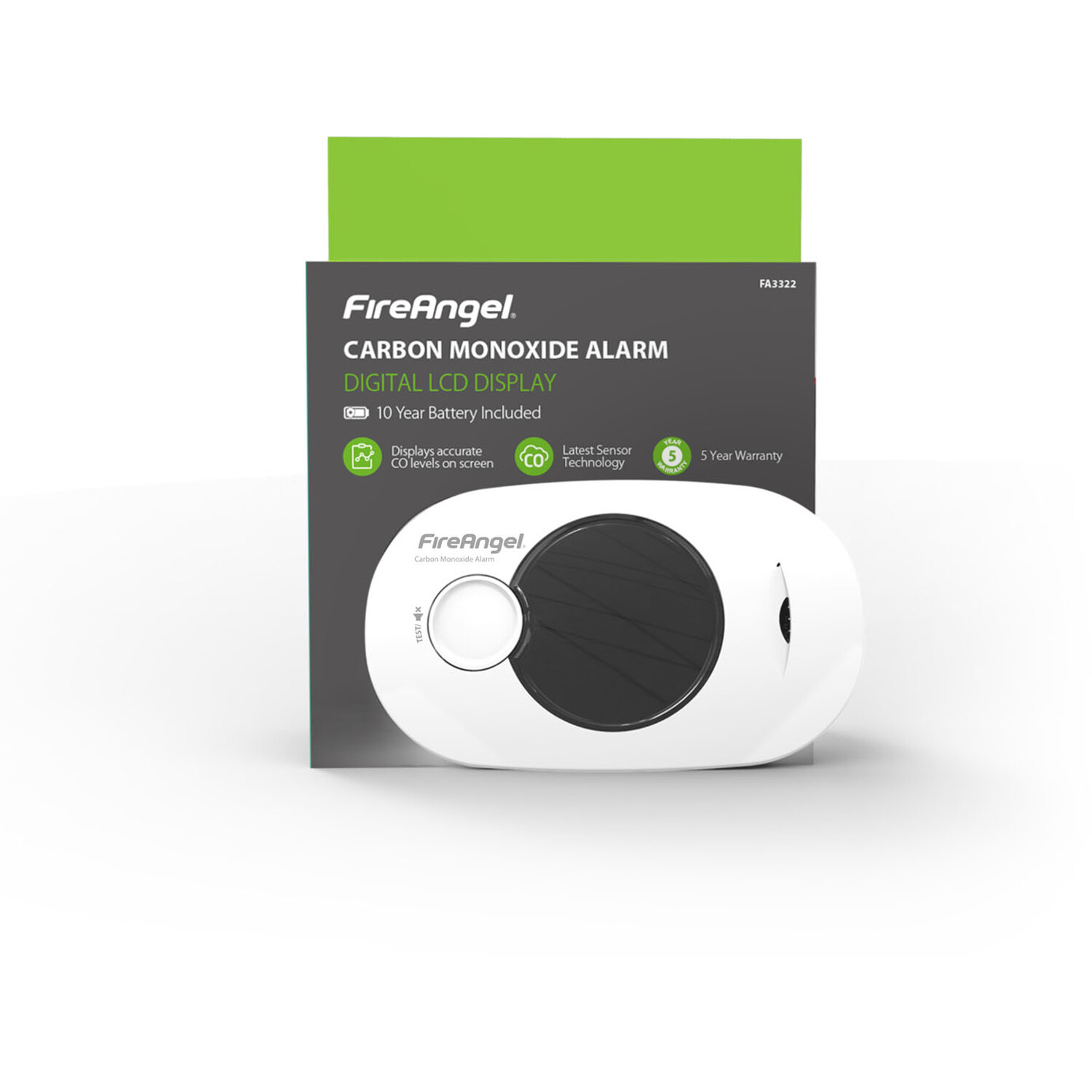 10 Year Digital CO Alarm Sealed Battery Image 3