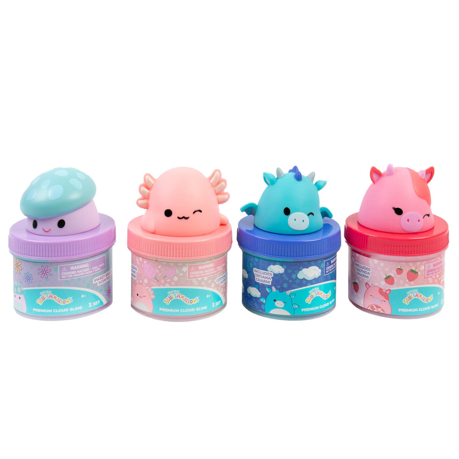 Squishmallows Slime Jar with Topper - Multicolour Image 1