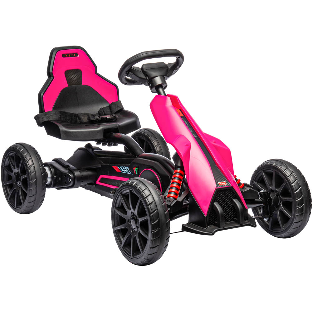 Tommy Toys Kids Ride On Electric Go Kart Pink 12V Image 1