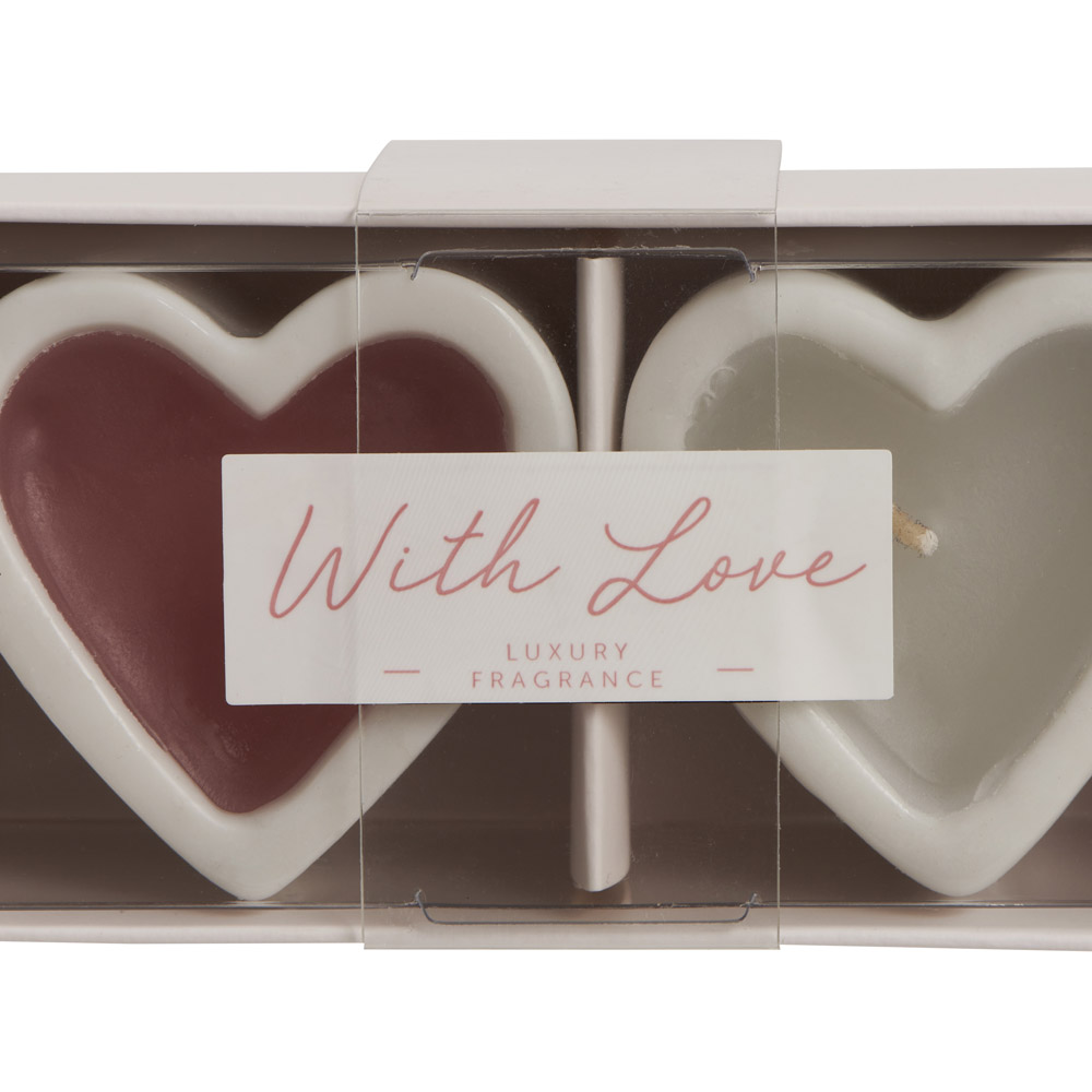 NaturesFragrance Heart Scented Tealights Image 3