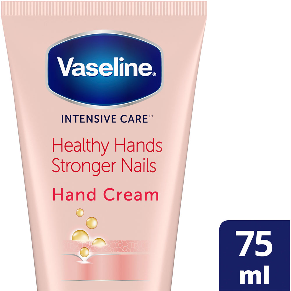 Vaseline Intensive Care Healthy Hands and Stronger Nails Hand Cream 75ml Image 2