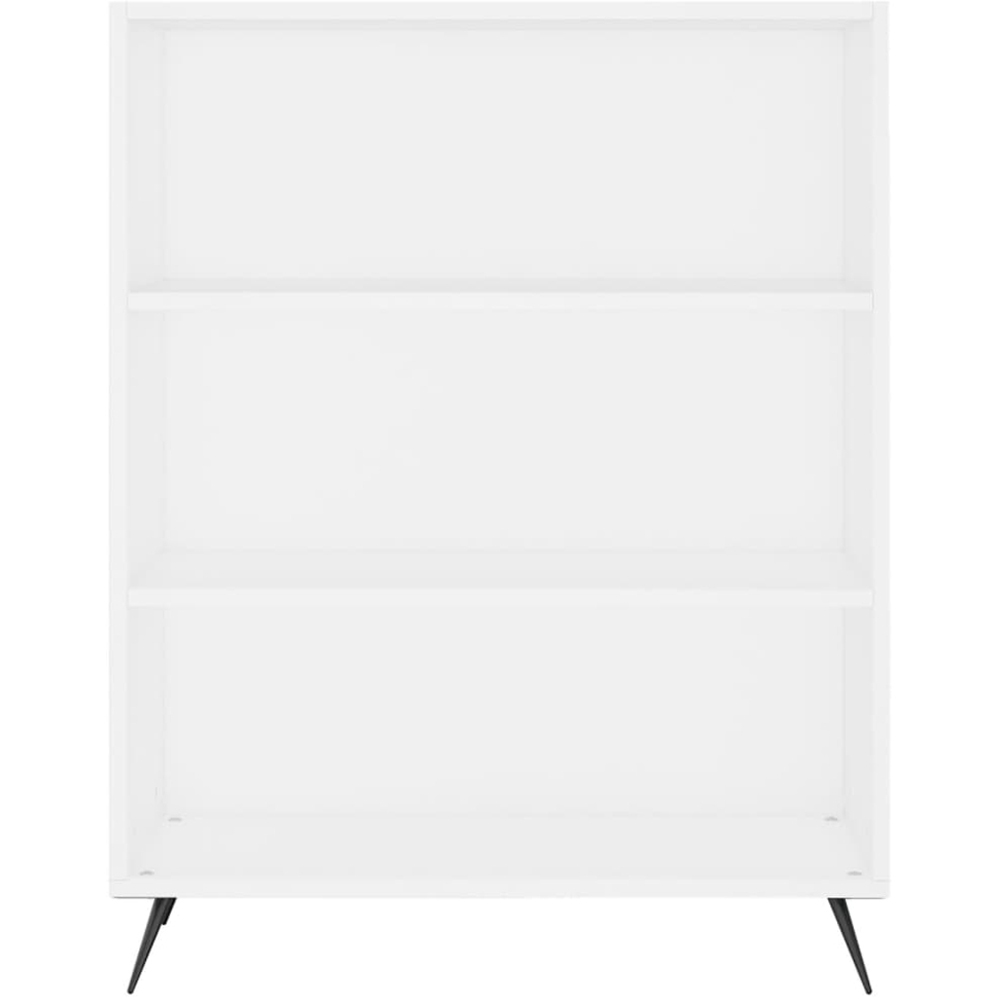 vidaXL 2 Door 3 Shelf White Highboard Image 8