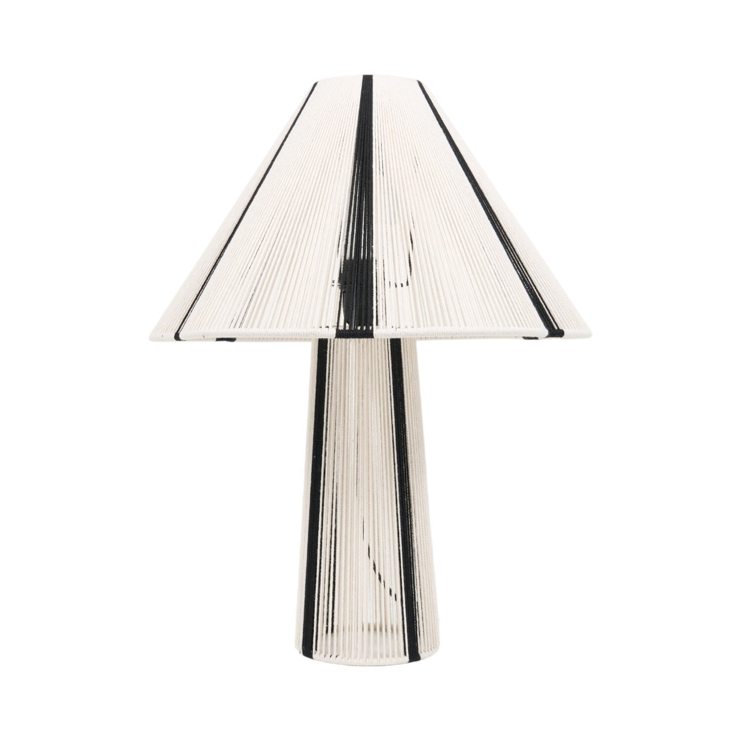 Stripey String Effect Table Light Monochrome Image 3