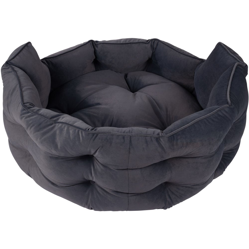 Bunty Monarch Large Dark Grey Dog Bed Image 9