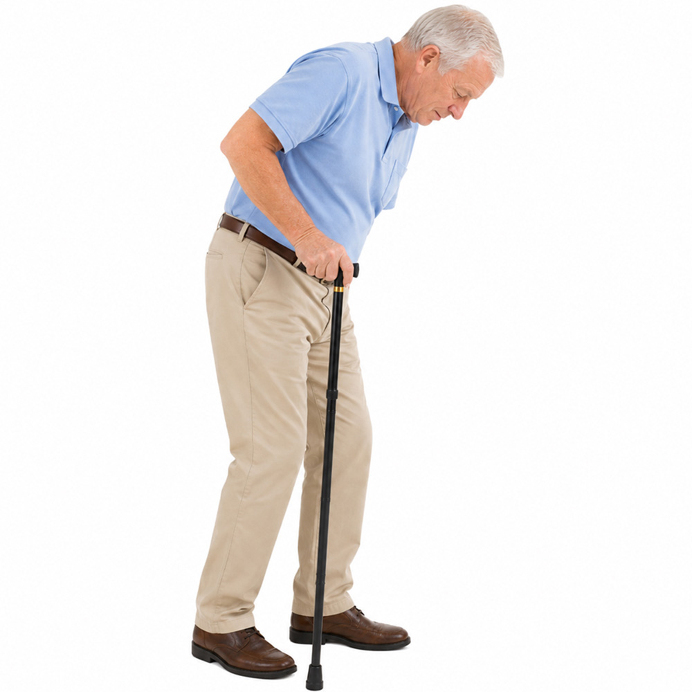 Avilo Ergonomic Good Posture Support Walking Stick Cane Image 3