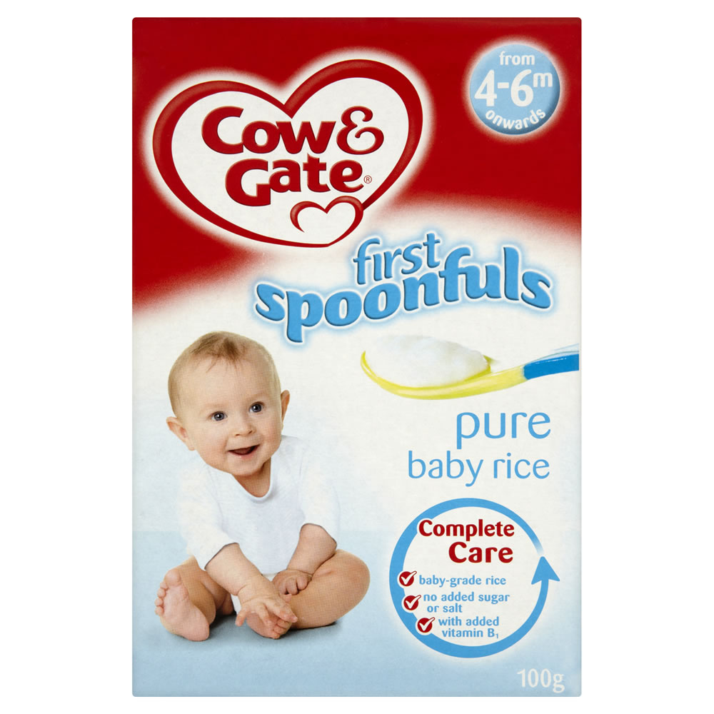 Cow & Gate Pure Baby Rice 100g Image